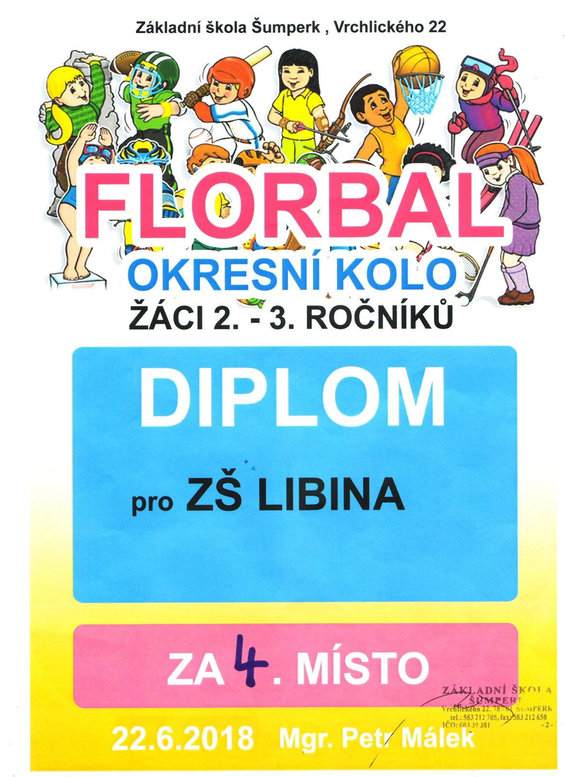 2018 06 22 Diplom Florbal