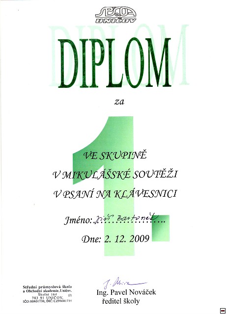 2009 12 02 Diplom psani deseti