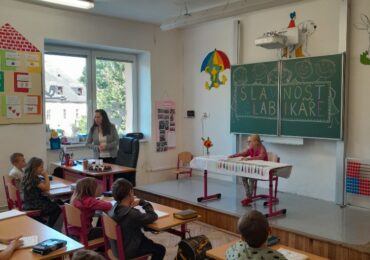 Slavnost slabikáře ve třídě I.A