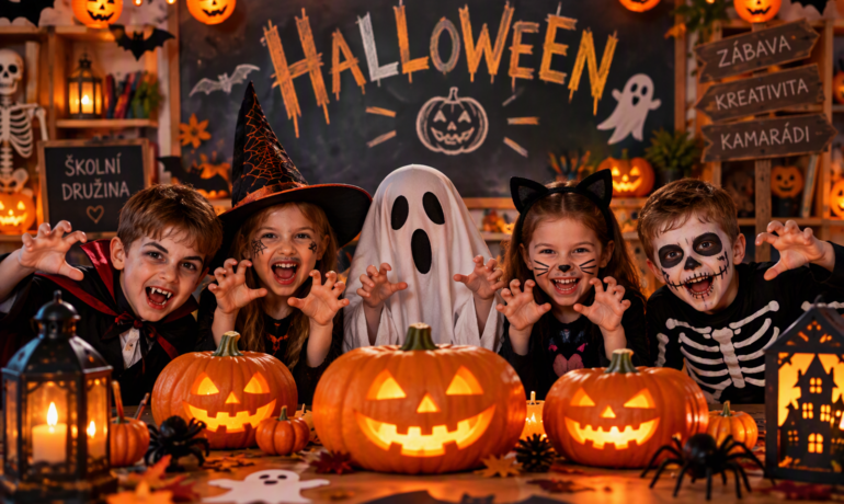 Halloweenské odpoledne v družině